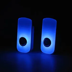 2 Pack LED Night Motion Sensor Cut 3-in-1, Rechargeable Emergency Flashlight Light, Auto Sensing Energy Saving Wall Mount Plug-in Light Portable LED Torch - Blue Small Size