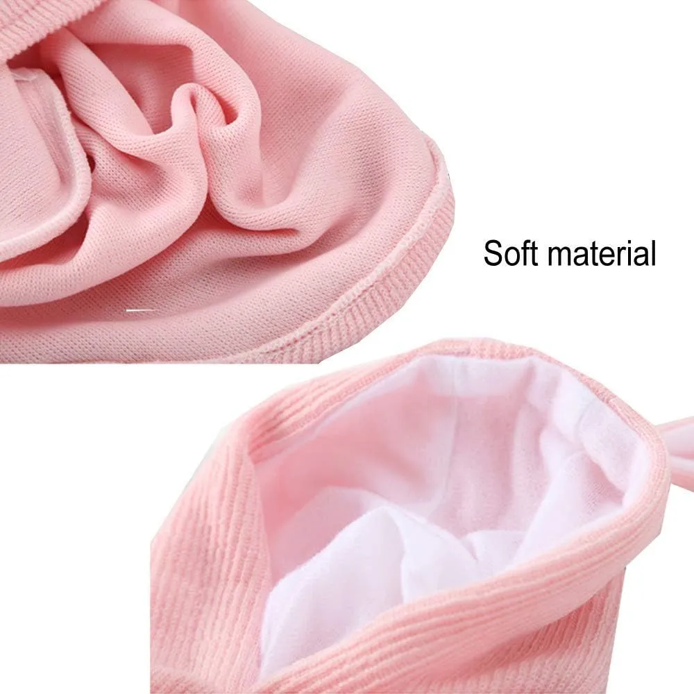 ANIAC Dog Hoodies Sweatshirt with Bunny Ears Spring Puppy Clothes for Small Dog Girl Boy Soft Doggy Sweater Cat Apparel Pet Clothing for Kitten Pomeranian Chihuahua (Large, Pink)