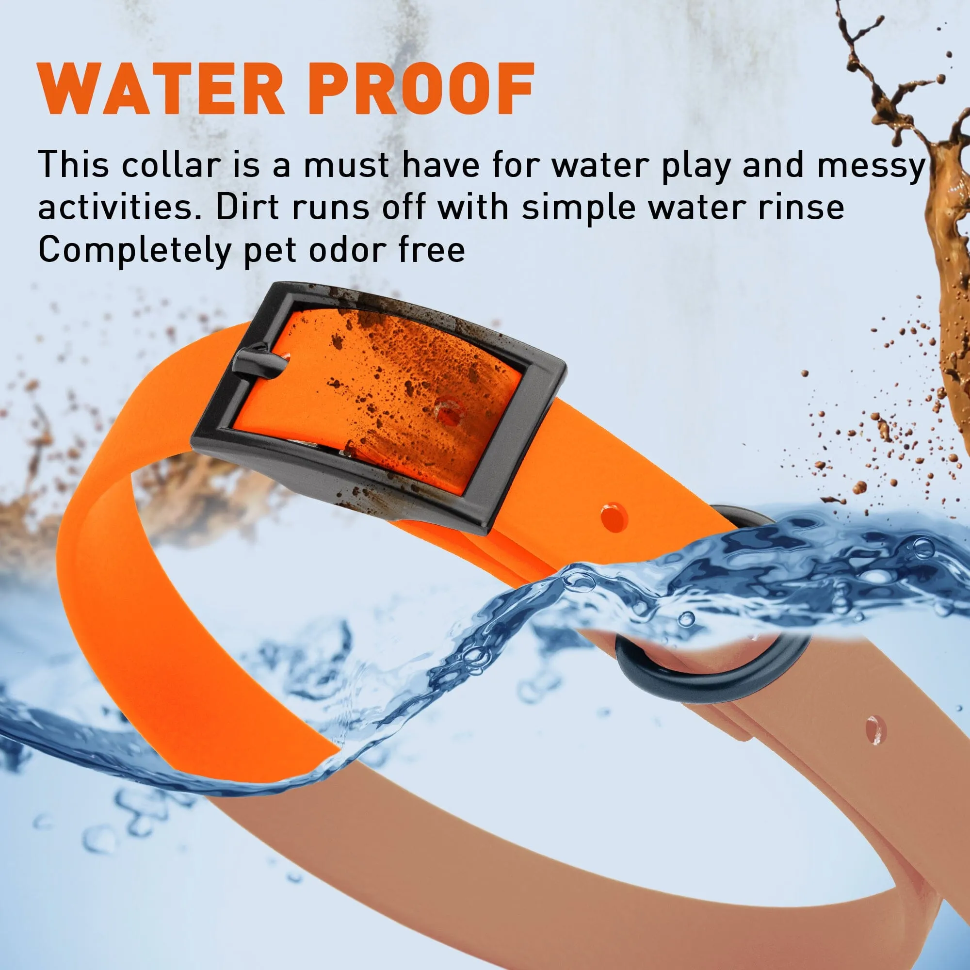 Biothane Waterproof Collar - Small (12 to 15 inches)