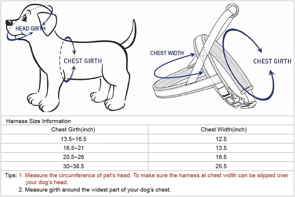 Blueberry Pet 4 Colors Soft & Comfy 3M Reflective Jacquard Padded Dog Harness, Chest Girth 16.5" - 21", Marsala Red, Small, Adjustable Harnesses for Dogs