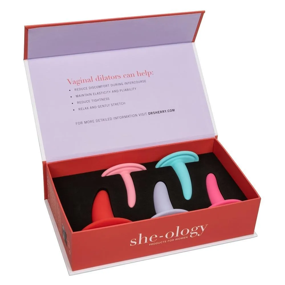 Calexotics She-Ology 5 Piece Wearable Vaginal Dilator Set
