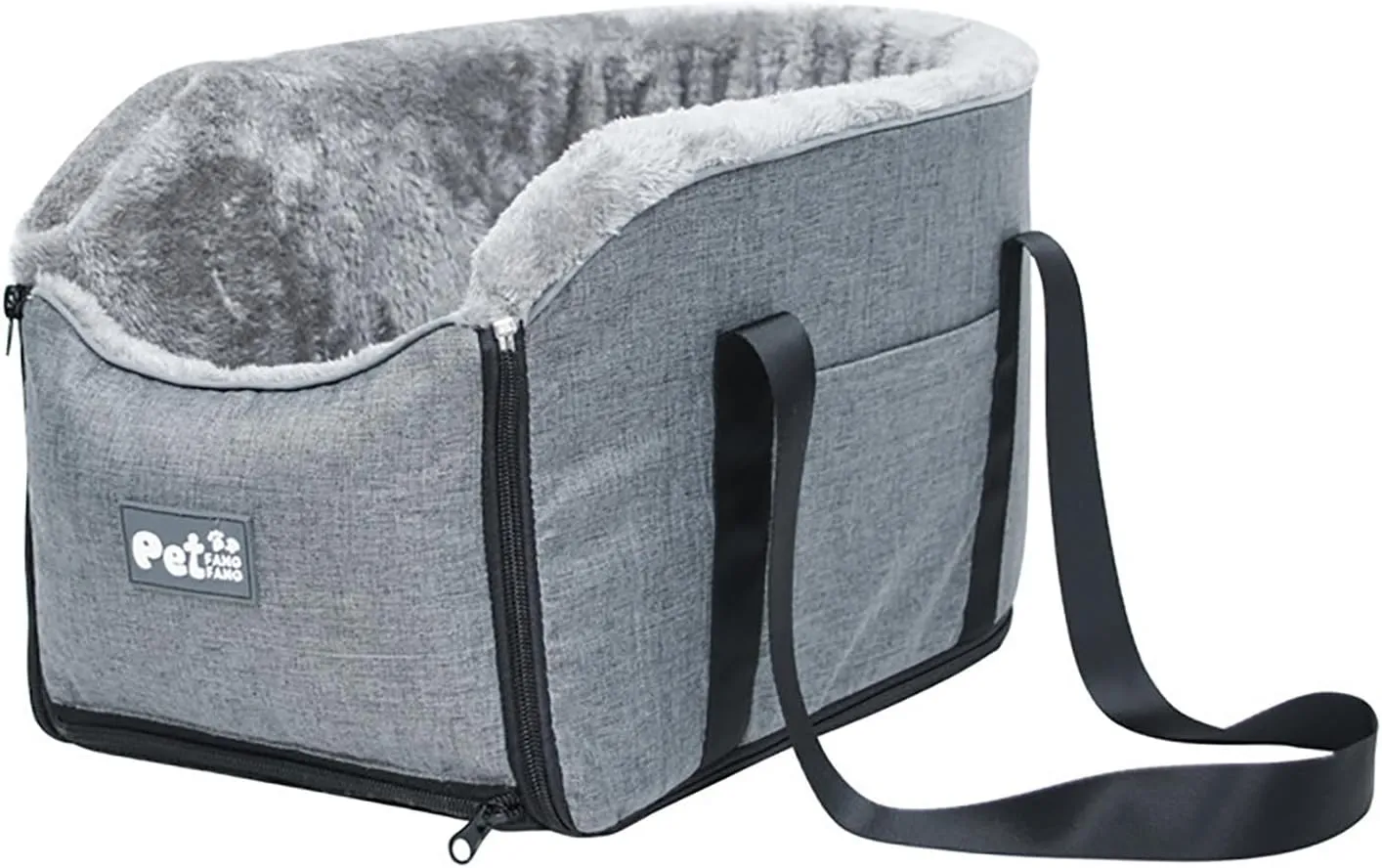 Carrier for Car Console Puppies Carry Bag Outdoor Travel Shoulder Carrier Sightseeing Tote Strap