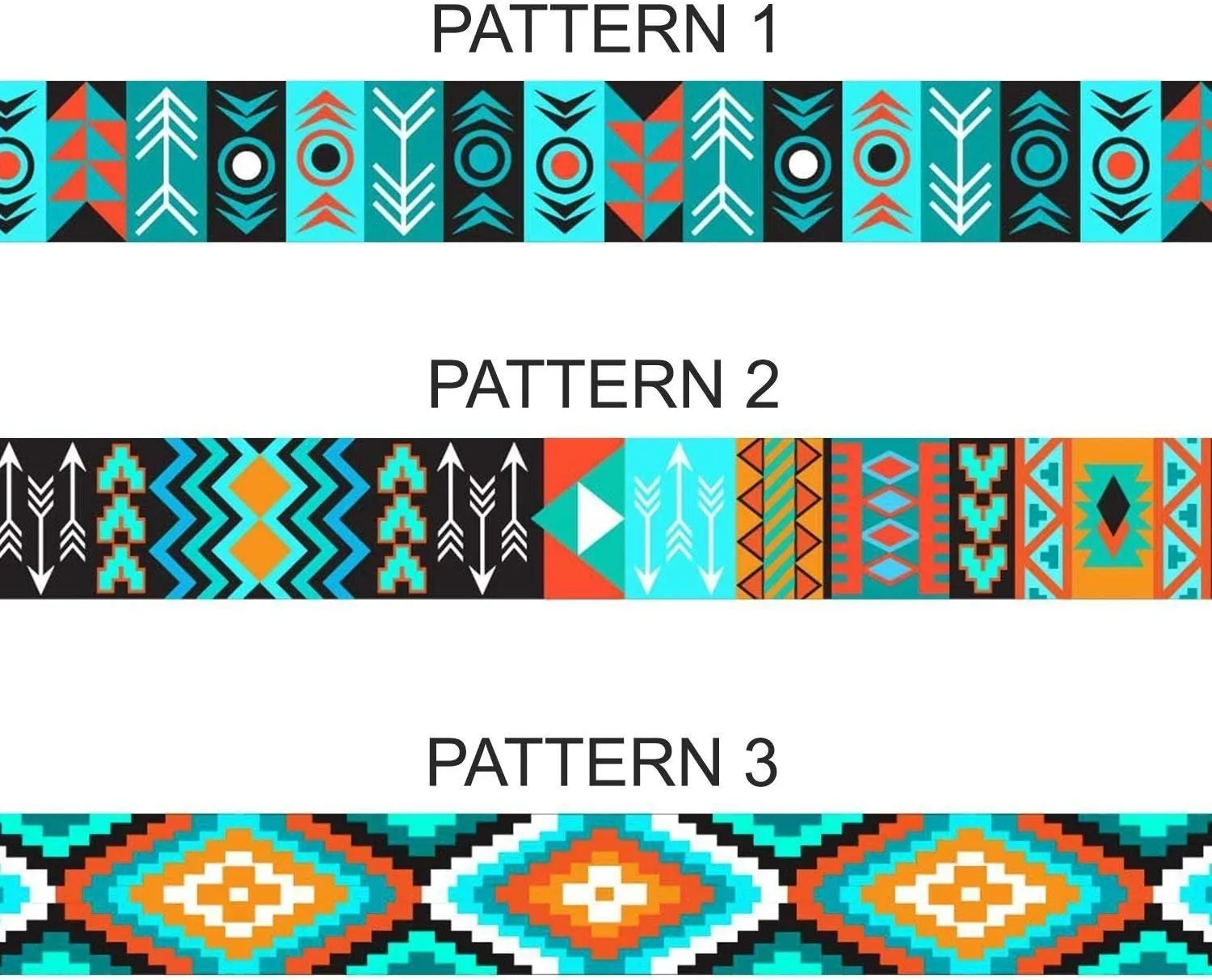CollarDirect Nylon Dog Leash 5ft Tribal Pattern Durable Walking Pet Leashes for Dogs Small Medium Large Puppy (Pattern 3, S)