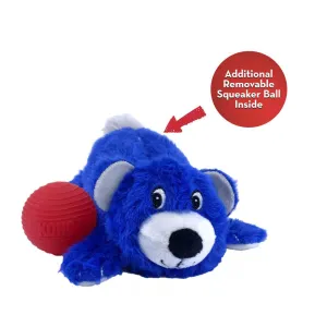 Cozie Pockets Bear Dog Toy, Medium