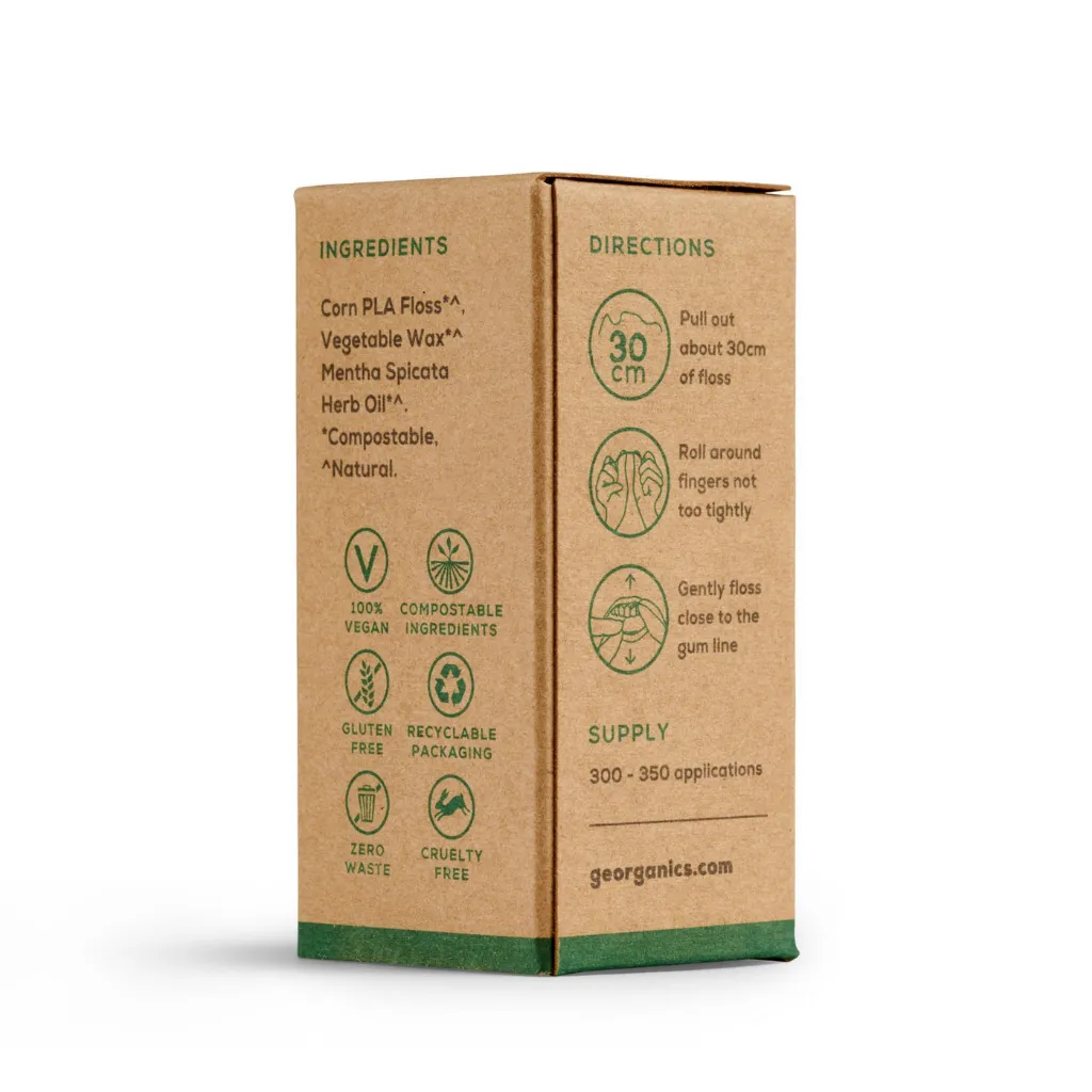 Dental Floss, Spearmint, Georganics