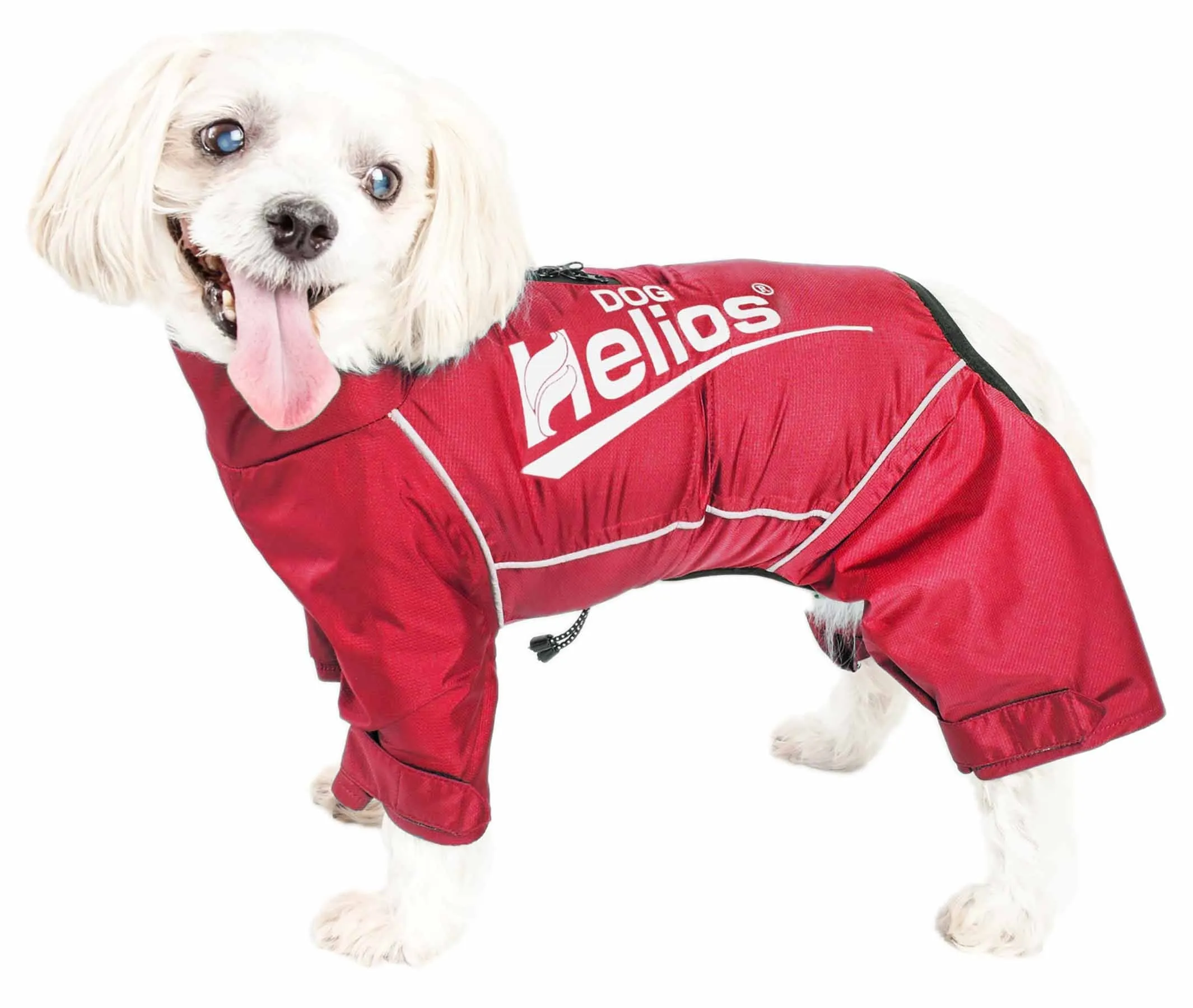 Dog Helios ® 'Hurricanine' Waterproof And Reflective Full Body Dog Coat Jacket W/ Heat Reflective Technology