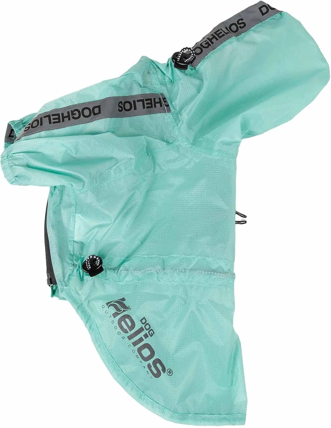 Dog Helios Torrential Shield Adjustable and Waterproof Dog Raincoat Poncho, XS, Green