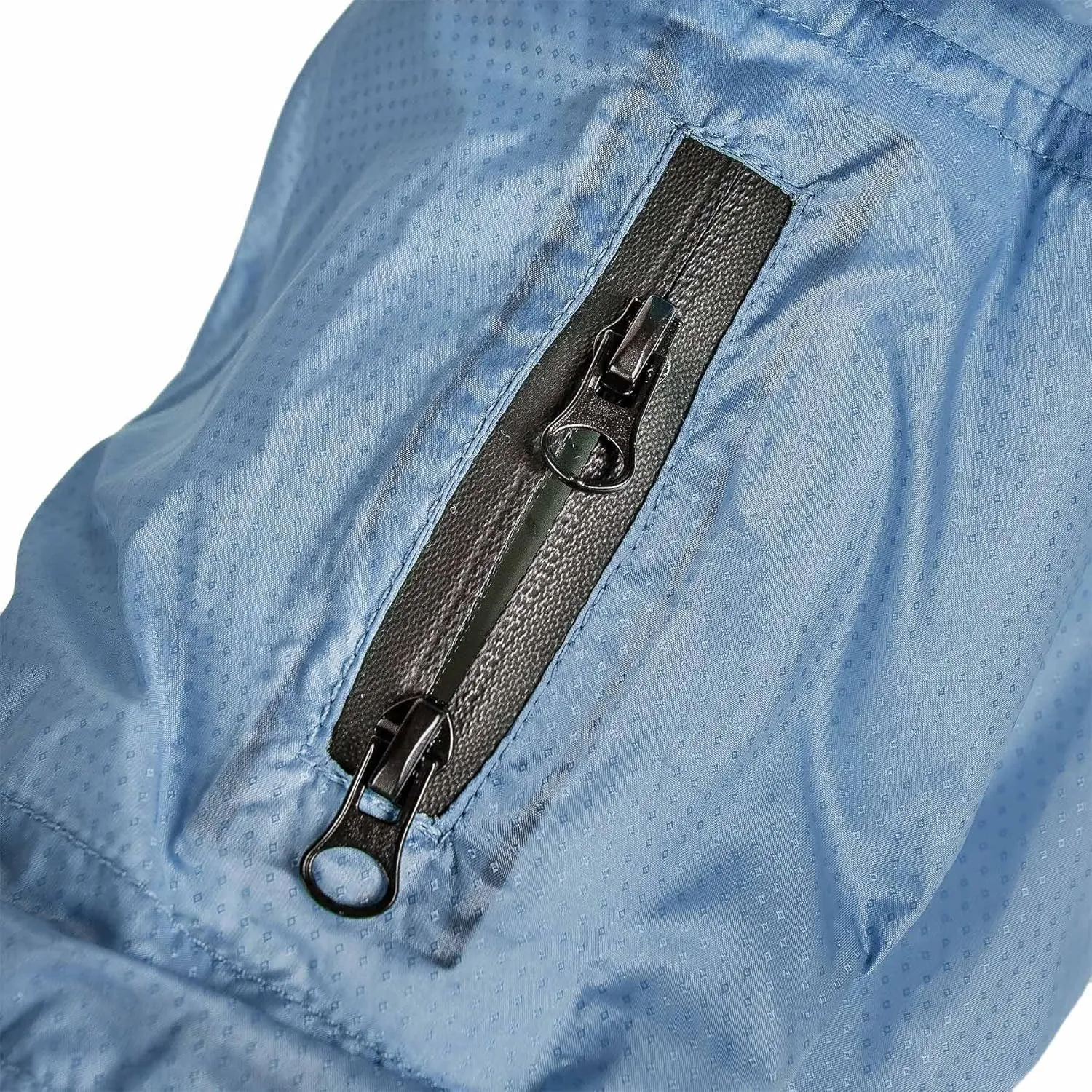 Dog Helios Torrential Shield Waterproof and Adjustable Full Body Dog Raincoat, XS, Blue