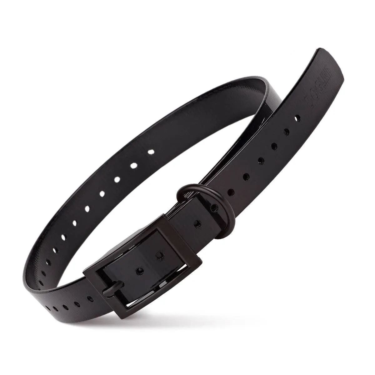 Dogline Biothane Waterproof Black Dog Collar