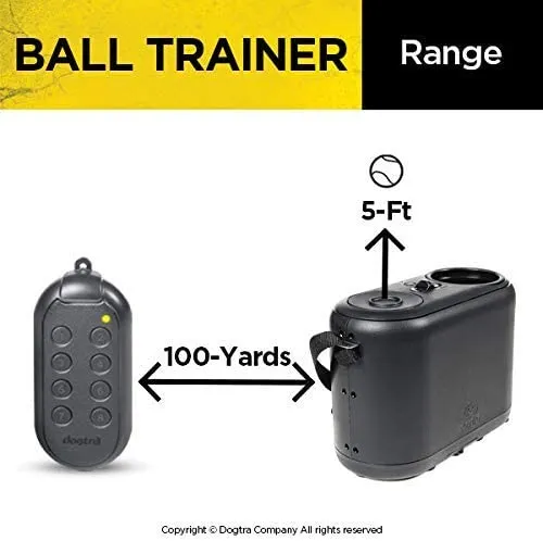 Dogtra Ball Trainer Dual-Function Ball Launcher and Dropper - 100-Yard Dual-Function