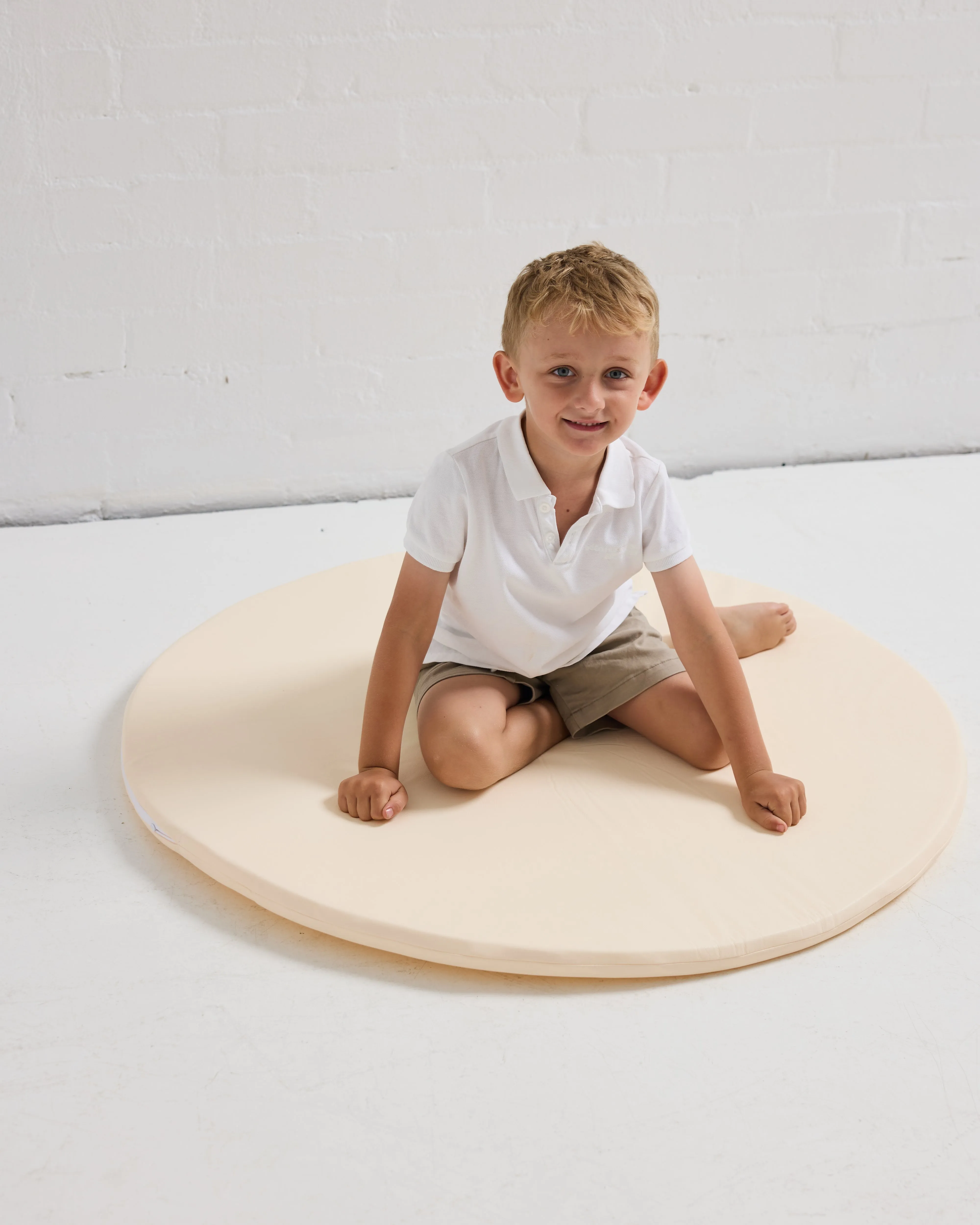 Eco Leather Play Mat - Ivory