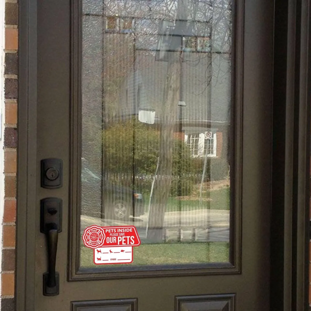 Emergency Pet Alert Cling Stickers - Ensure Your Pets' Safety