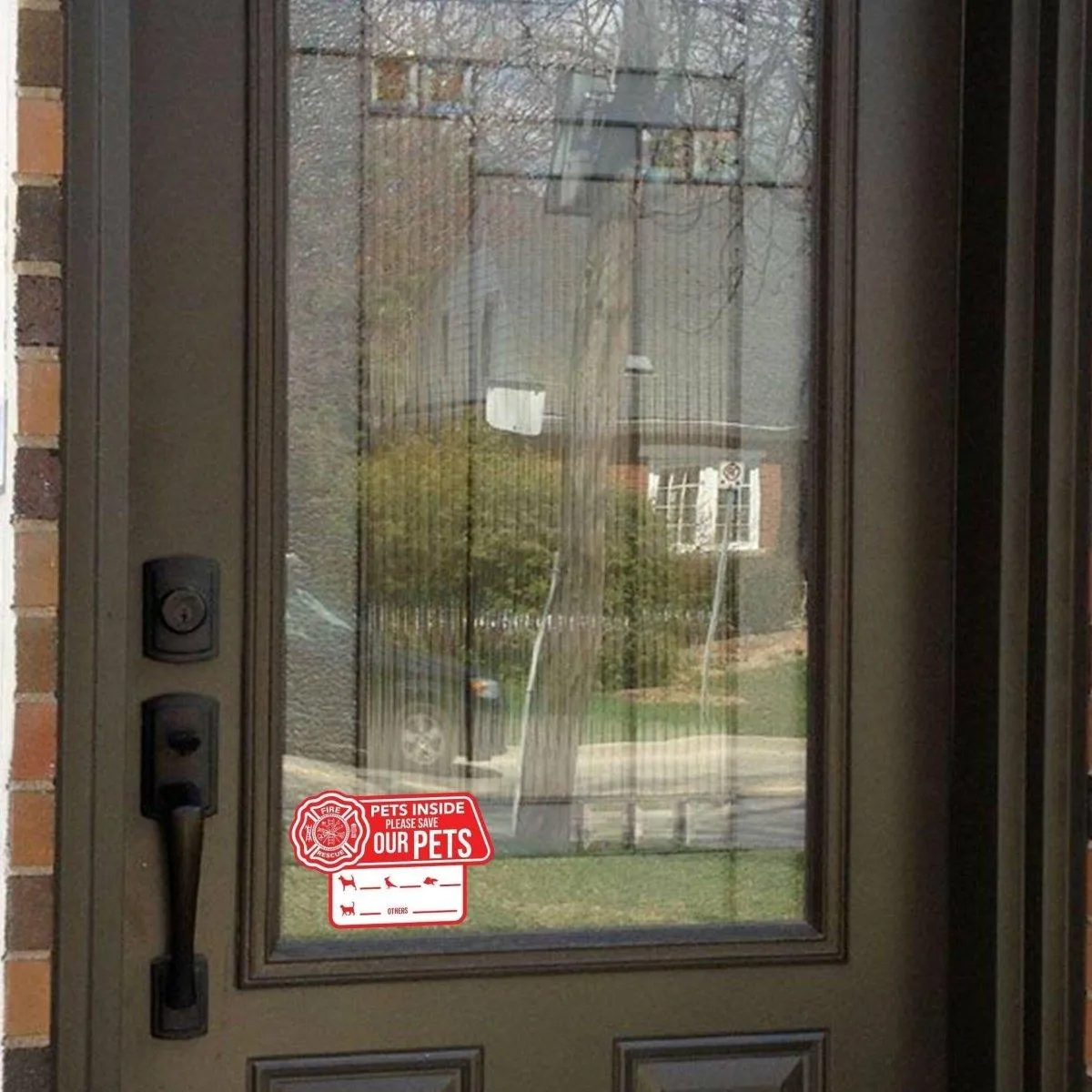 Emergency Pet Alert Cling Stickers - Ensure Your Pets' Safety