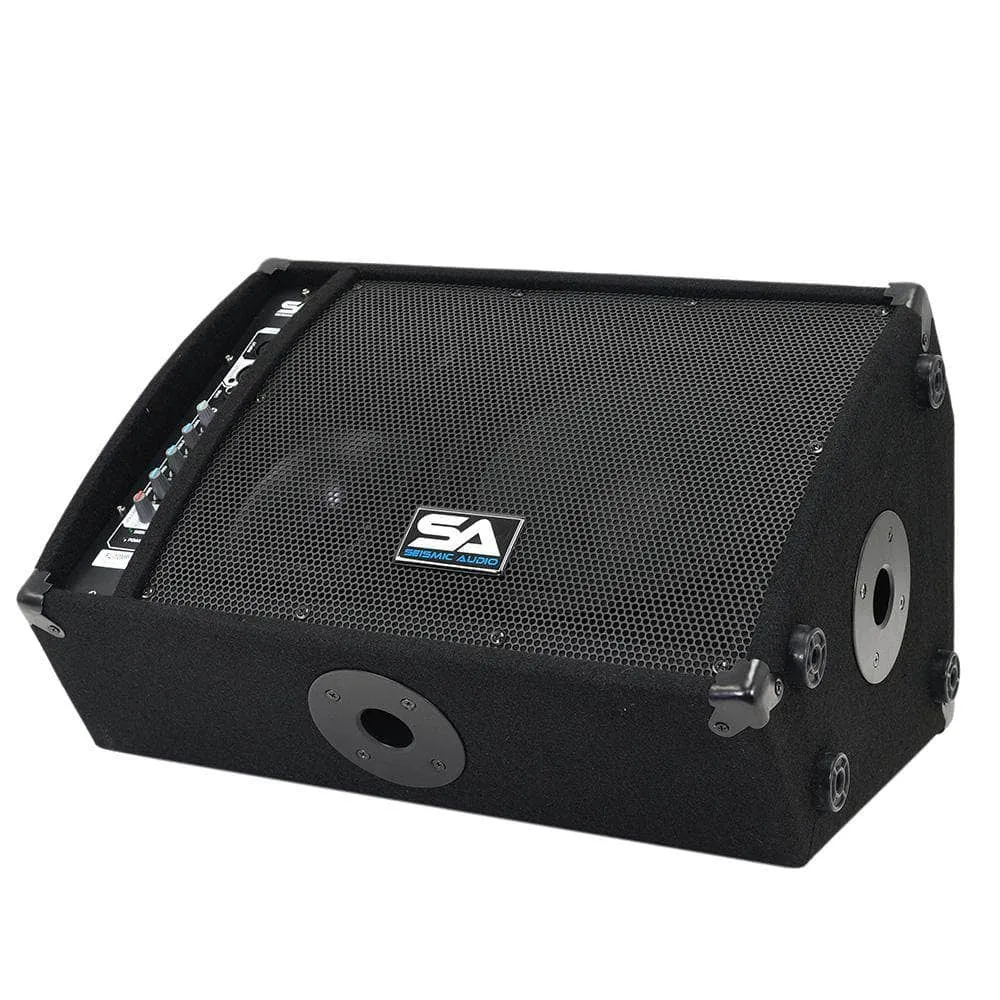 FL-10MP-PW - Premium Powered 2-Way 10" PA Floor Monitor with Titanium Horn