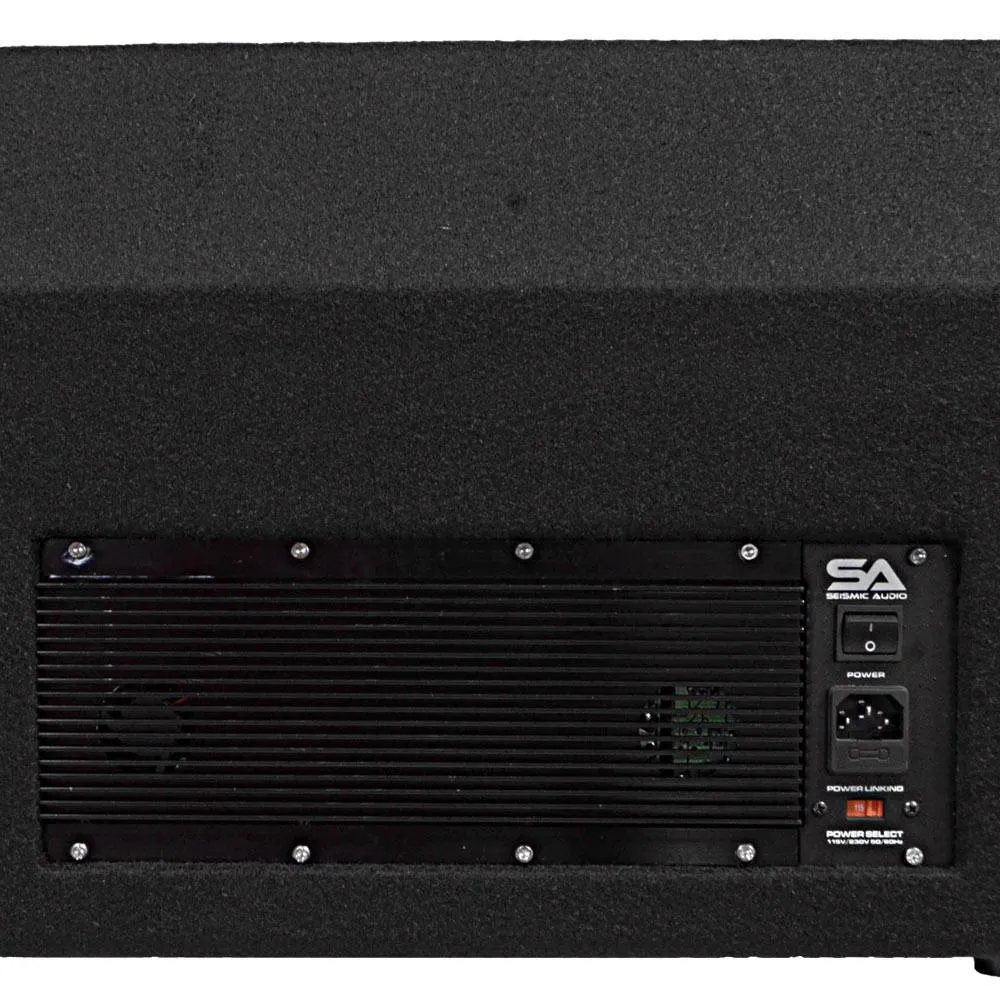 FL-12MP-PW - Premium Powered 2-Way 12" PA Floor Monitor with Titanium Horn