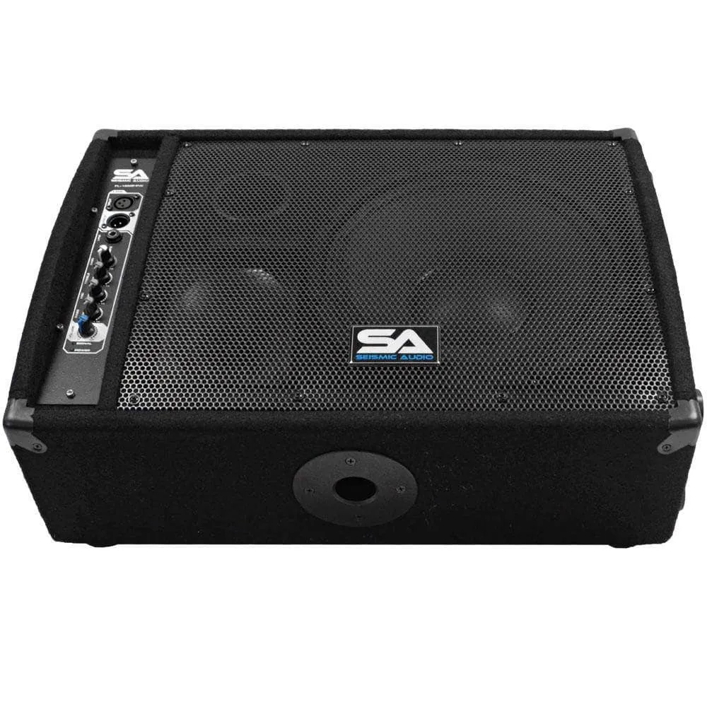 FL-12MP-PW - Premium Powered 2-Way 12" PA Floor Monitor with Titanium Horn