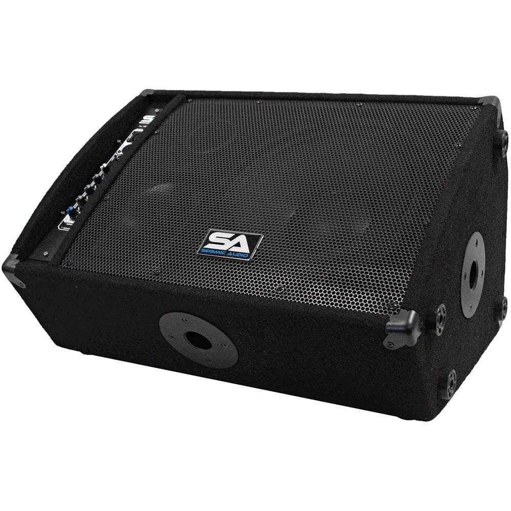 FL-12MP-PW - Premium Powered 2-Way 12" PA Floor Monitor with Titanium Horn