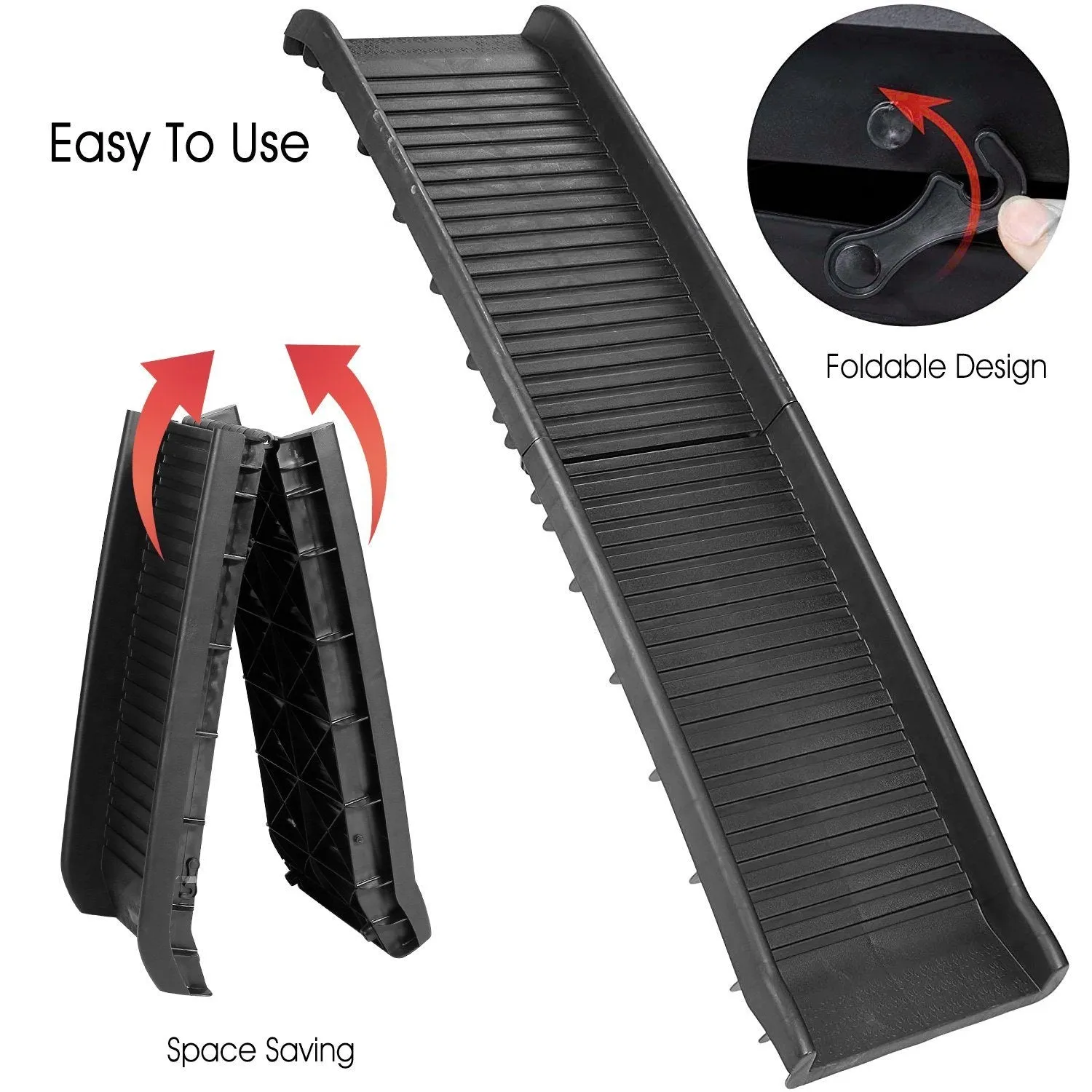 Foldable Pet Ramp Non Slip Ladder
