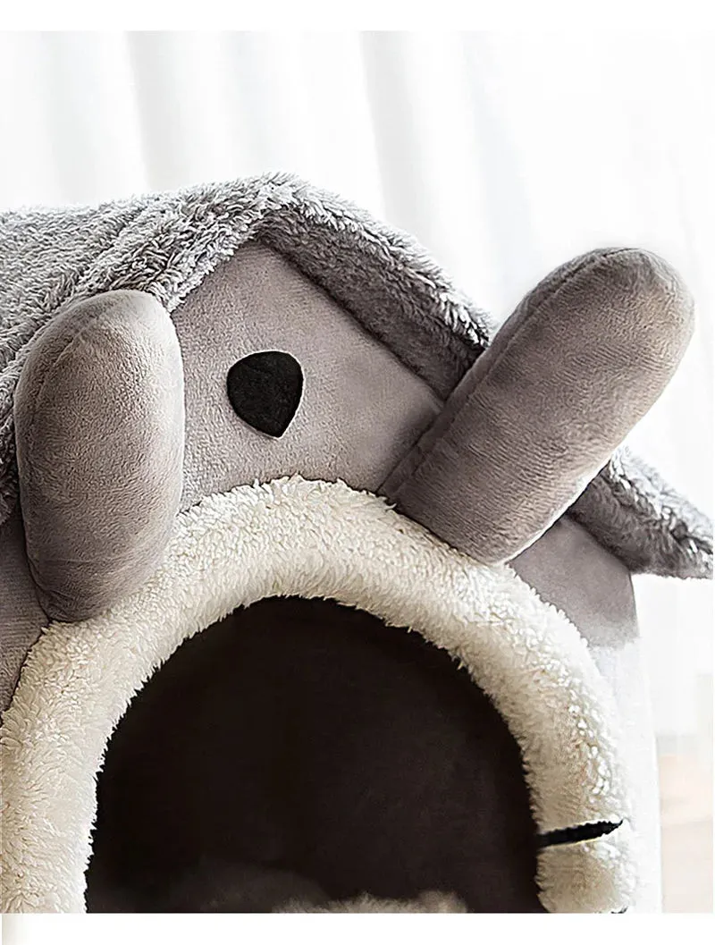 Foldable Winter Warm Dog House Kennel Bed