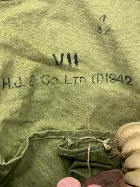 GAS MASK WITH HOSE, CANNISTER & CASE
