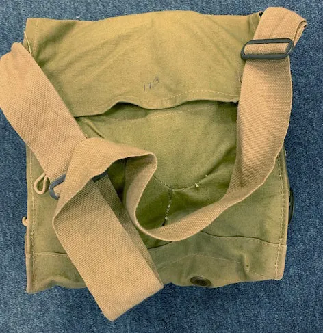 GAS MASK WITH HOSE, CANNISTER & CASE