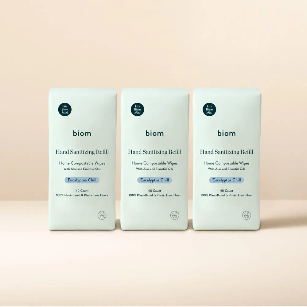 Hand Sanitizing Wipes - Biom Mini™ Refills