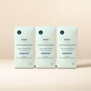 Hand Sanitizing Wipes - Biom Mini™ Refills