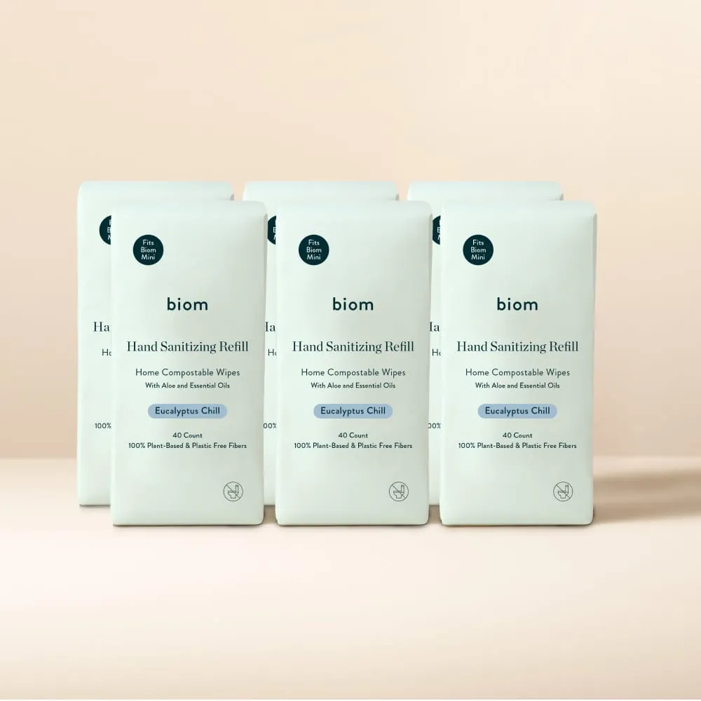 Hand Sanitizing Wipes - Biom Mini™ Refills