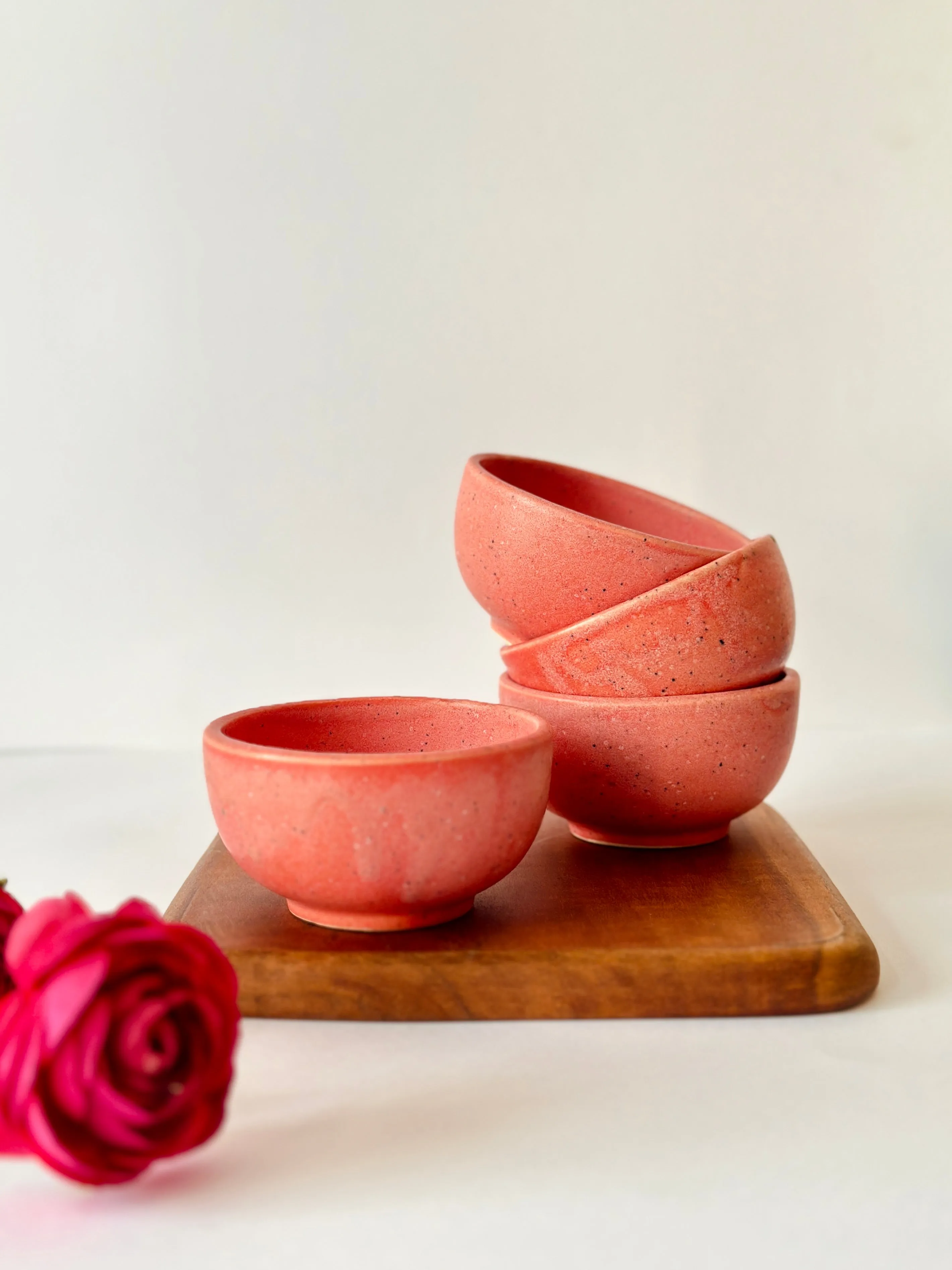 Light Pink Icecream Bowl Set of 4