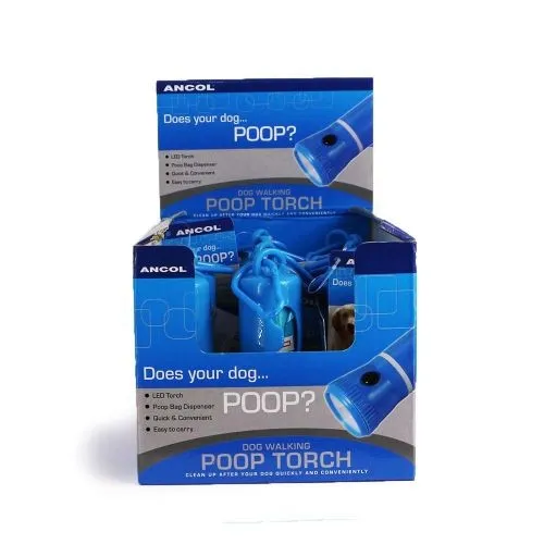 Made From Poop Bag Dispenser Torch (12 Bags)