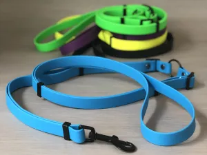 Multifunctional Dog Leash in Colorful Waterproof Coated Webbing