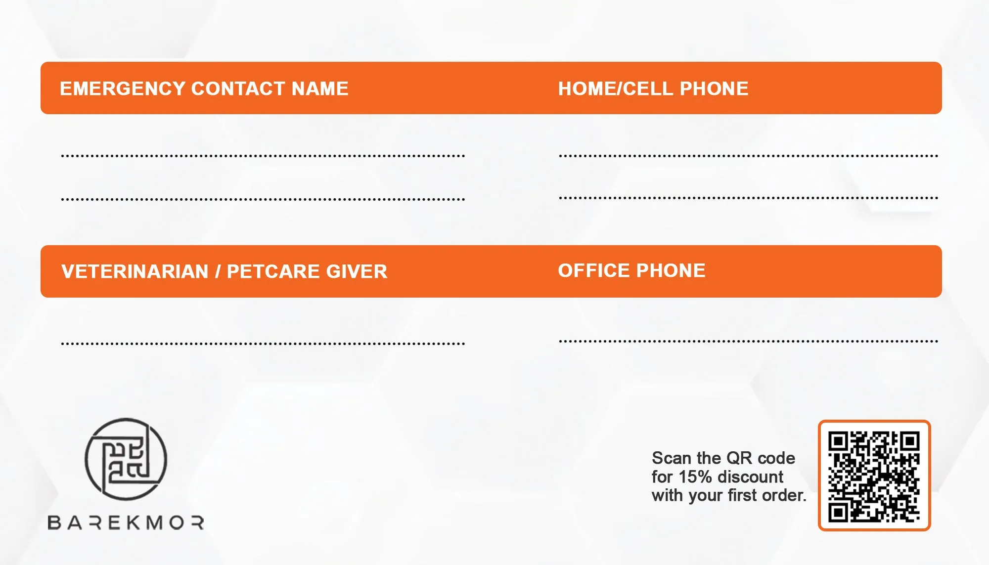 “My Pet Alone at Home” Card – Wallet-Sized Pet Safety Alert for Ultimate Peace of Mind