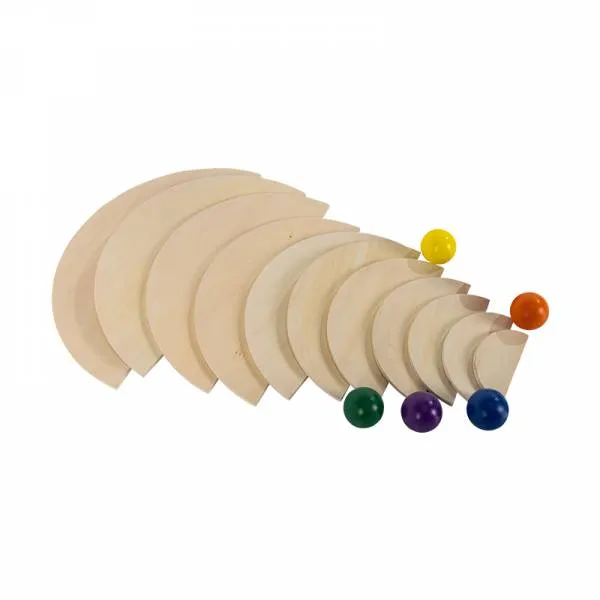 Natural Semi-Circles & Rainbow Balls