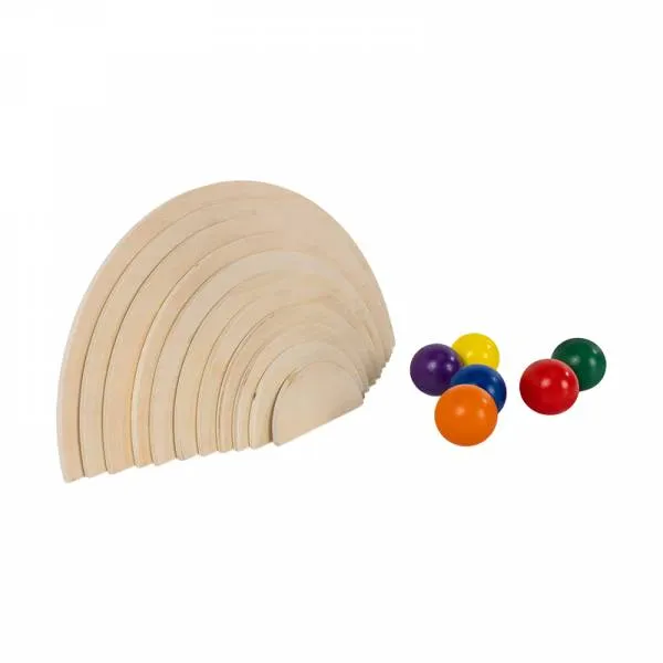 Natural Semi-Circles & Rainbow Balls