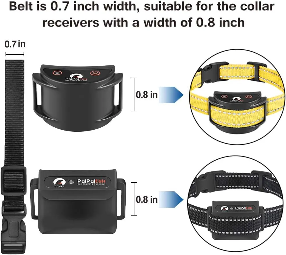 Paipaitek Collar Replacement Strap Compatible with Patpet, Garmin, Dogtra, Petrainer, Dog Care, Sportdog Field Trainer, Trainpro Dog Training Collar Receiver