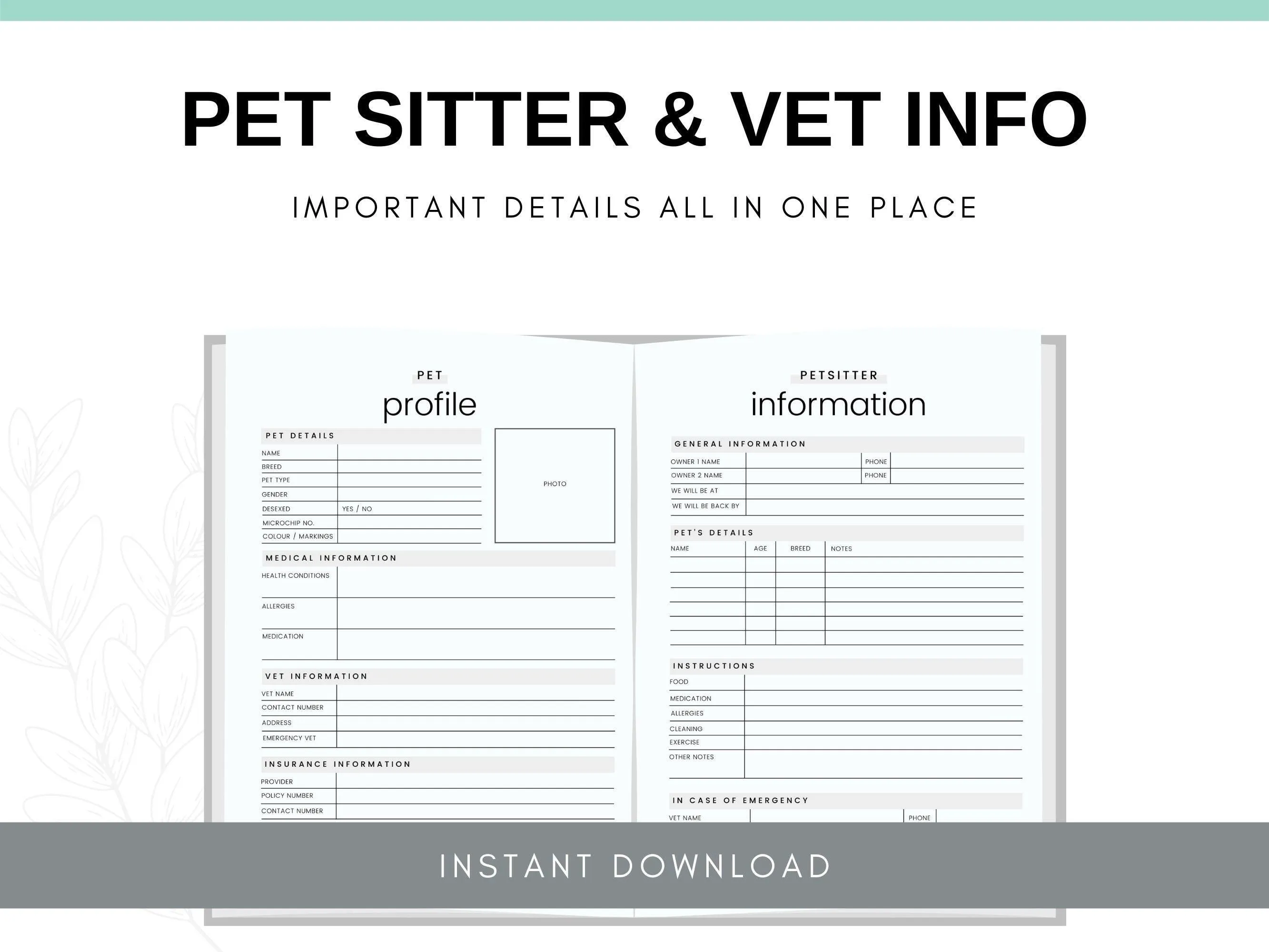 Pet Care Planner