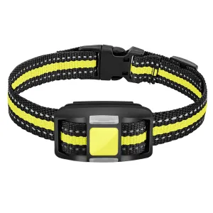 Pet Life ®  Yard-Trek 1-to-2 Dog 550 Yard Range 16-Level Vibration and Sound Training Dog Collar Additional Receiver - Yellow