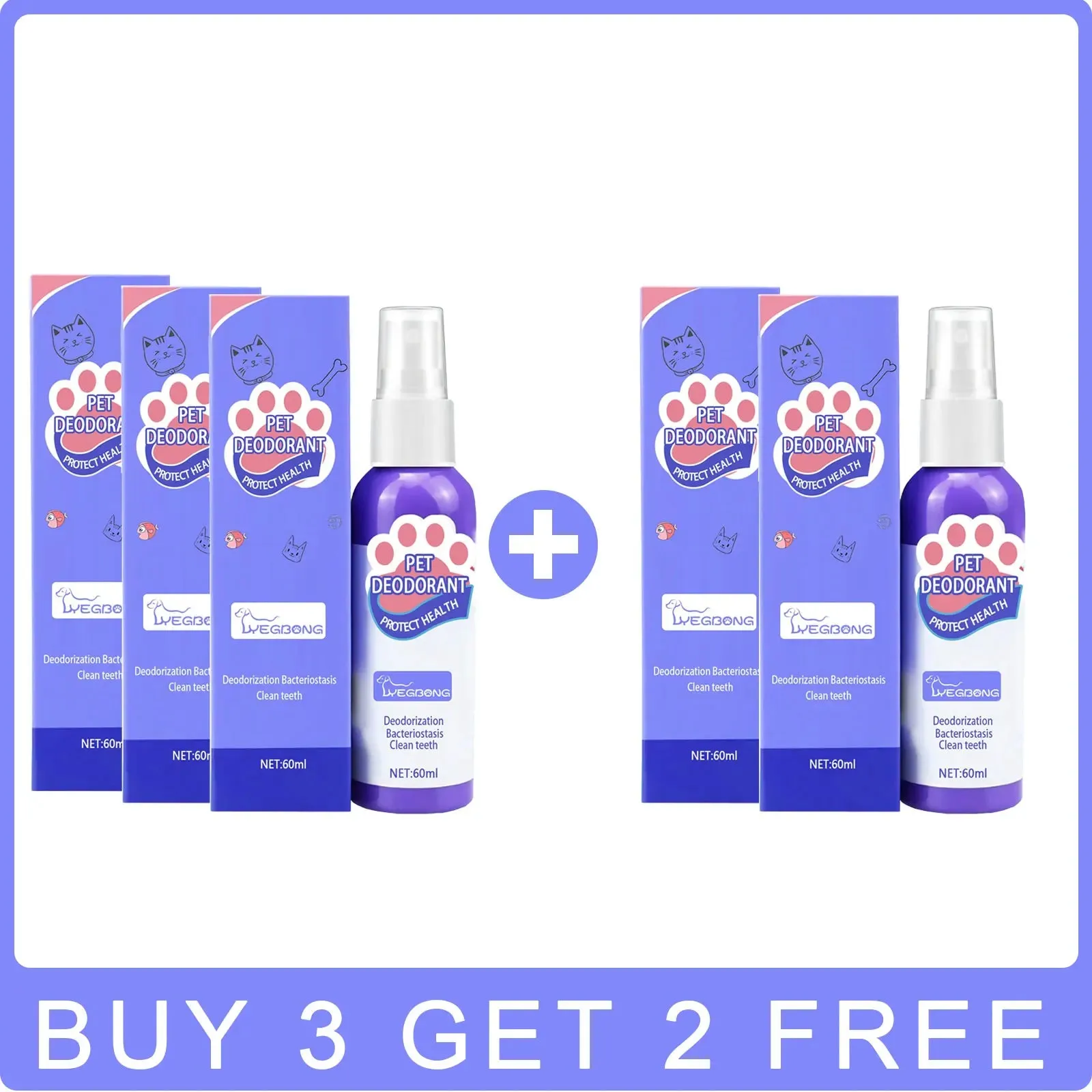 Pet Oral Cleanse Spray Mouth Fresh Whitening Teeth Deodorant Prevent Calculus Dental Plaque Removal Dogs Teeth Cleaning Spray