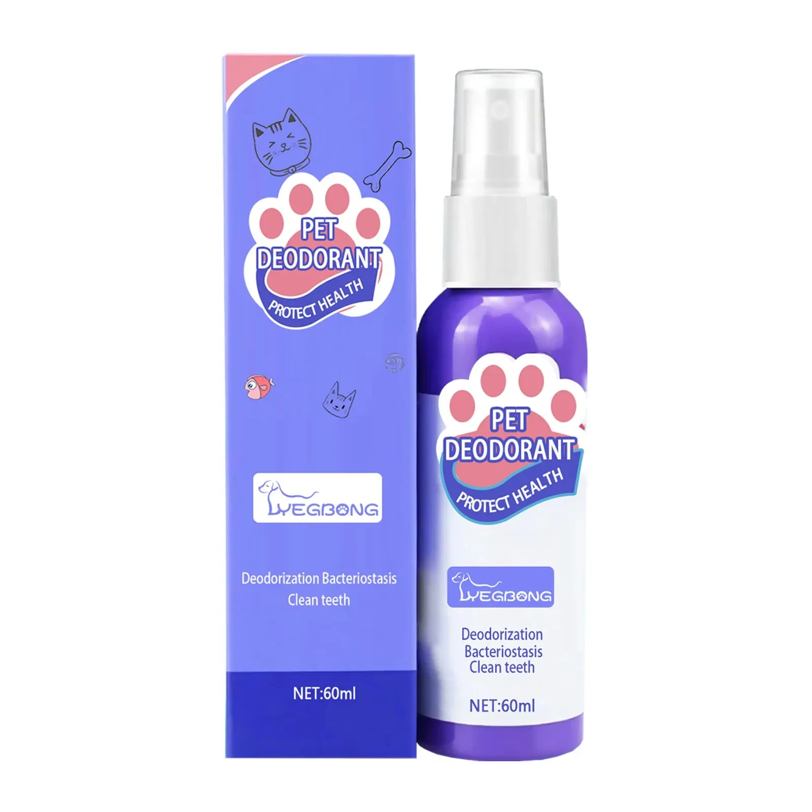 Pet Oral Cleanse Spray Mouth Fresh Whitening Teeth Deodorant Prevent Calculus Dental Plaque Removal Dogs Teeth Cleaning Spray