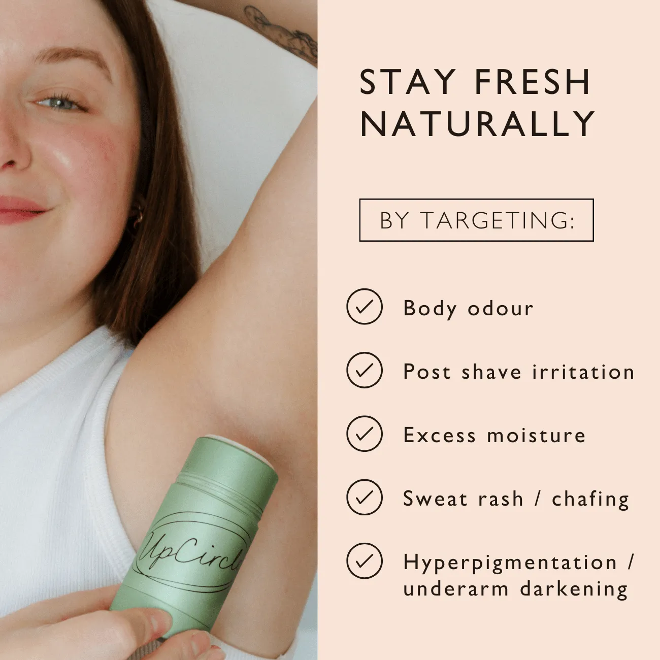Refillable Natural Deodorant with Macadamia   Bergamot