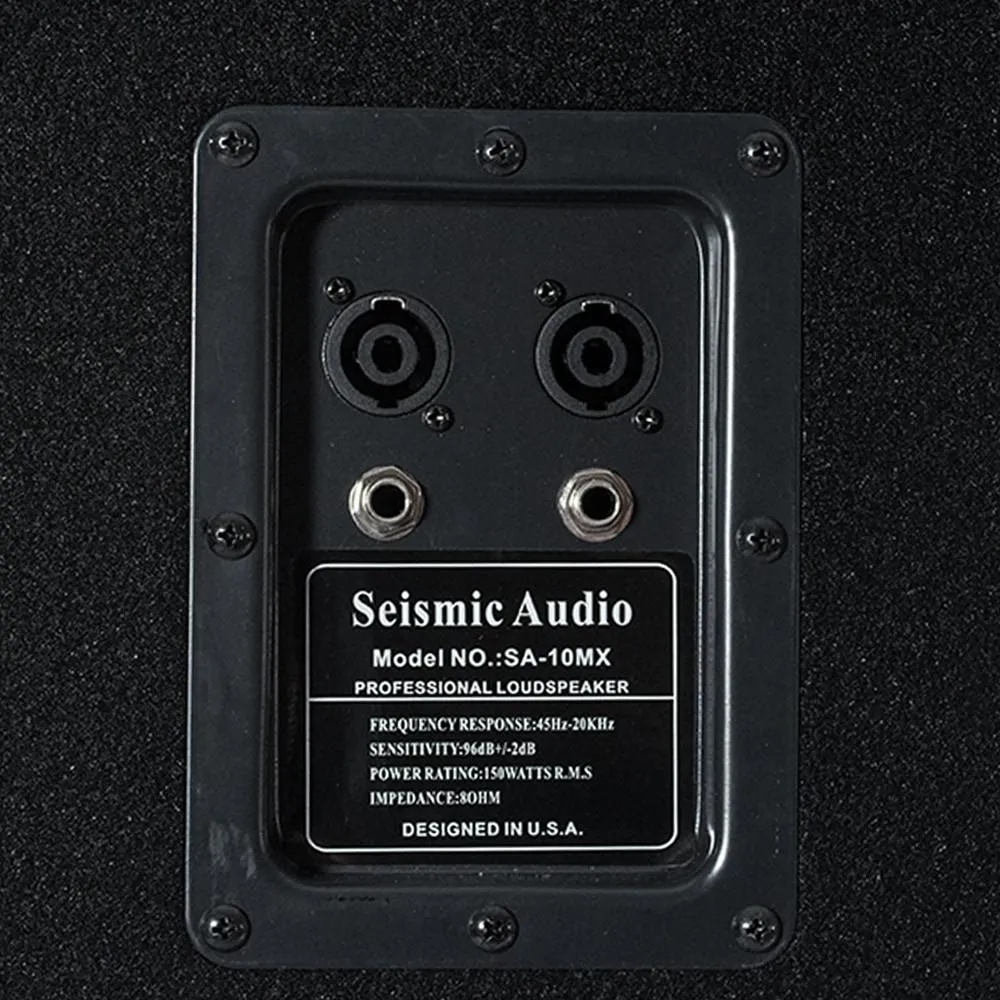 SA-10MX Pair of 10" Floor Monitors with Titanium Horns