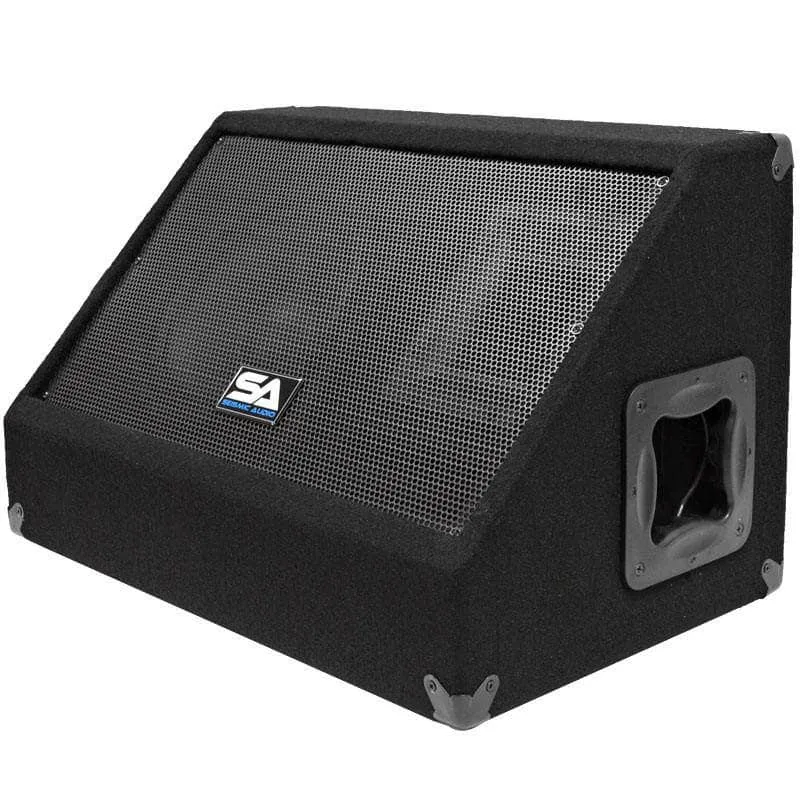 SA-10MX Pair of 10" Floor Monitors with Titanium Horns