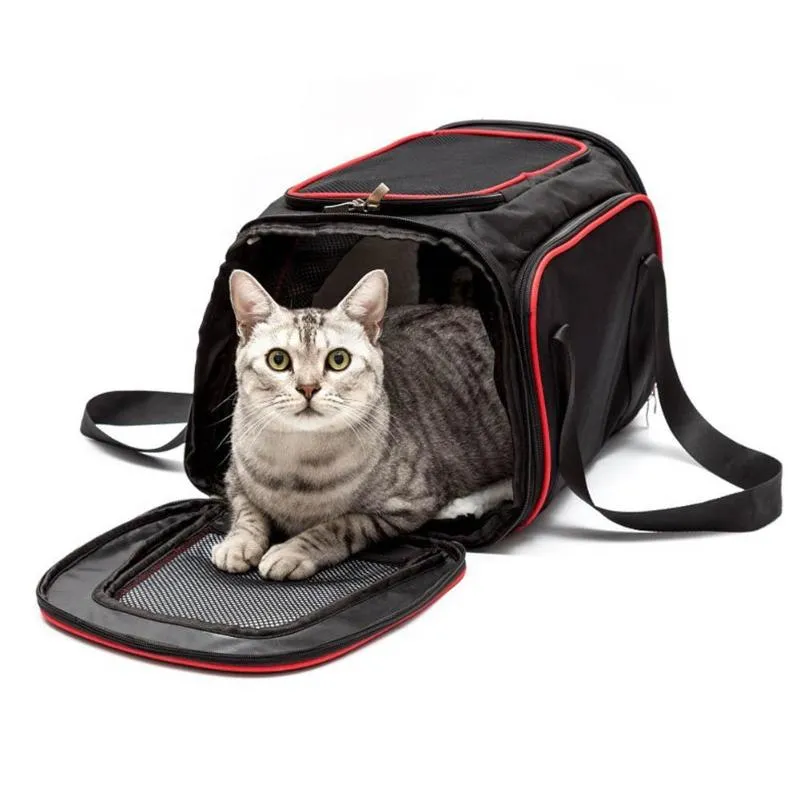 Sidiou Group Portable Bag Pet Puppy Cat Bag Foldable Pet Car Seat Mat Cage  Travel Accessories