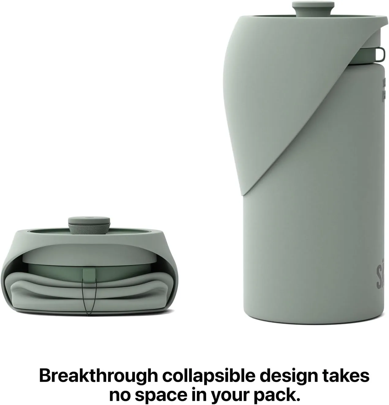 SKER Portable Dog Water Bottle, Collapsible Water Bottle for Dogs Perfect for Walking, Hiking and Outdoors | Works as a Portable Water Bowl | Designed in Montreal - 550ml