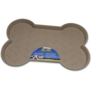 Spill-Proof Bone-Shaped Bowl Mat