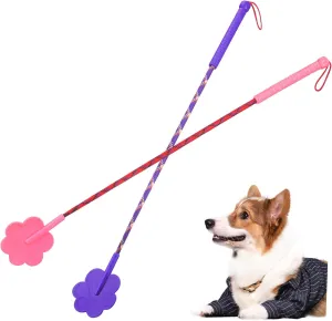 Toyvian 2Pcs Paw Shaped Dog Training Clicker Fun Rubber Clicker Tool for Puppy Cat Training Durable Pet Training Wands for Improved Behavior and Enjoyable Learning