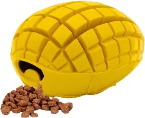 Upgrade Mango Dumbbells Dog Chew Toys for Aggressive Chewers Large Dogs, Indestructible Tough Dog Toys Interactive Durable with Mango Scent, Dental Clean Highly Bite Resistant
