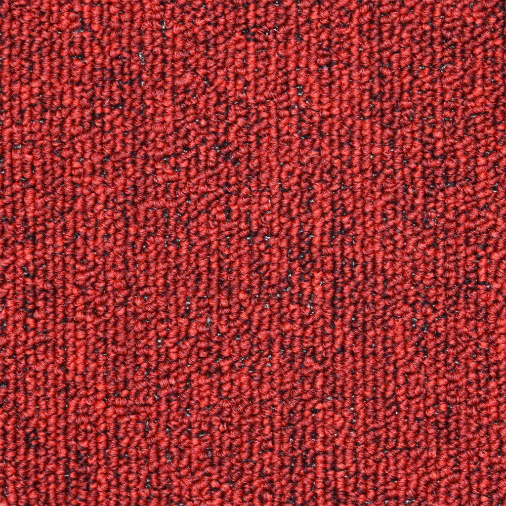 vidaXL Carpet Stair Treads 15 pcs Bordeaux Red 56x17x3 cm